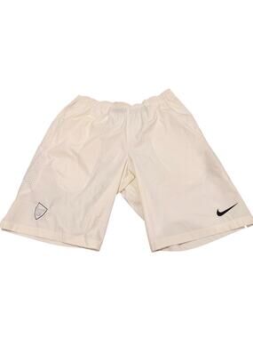 Nike Beverly Hill Tennis White Shorts Size Large